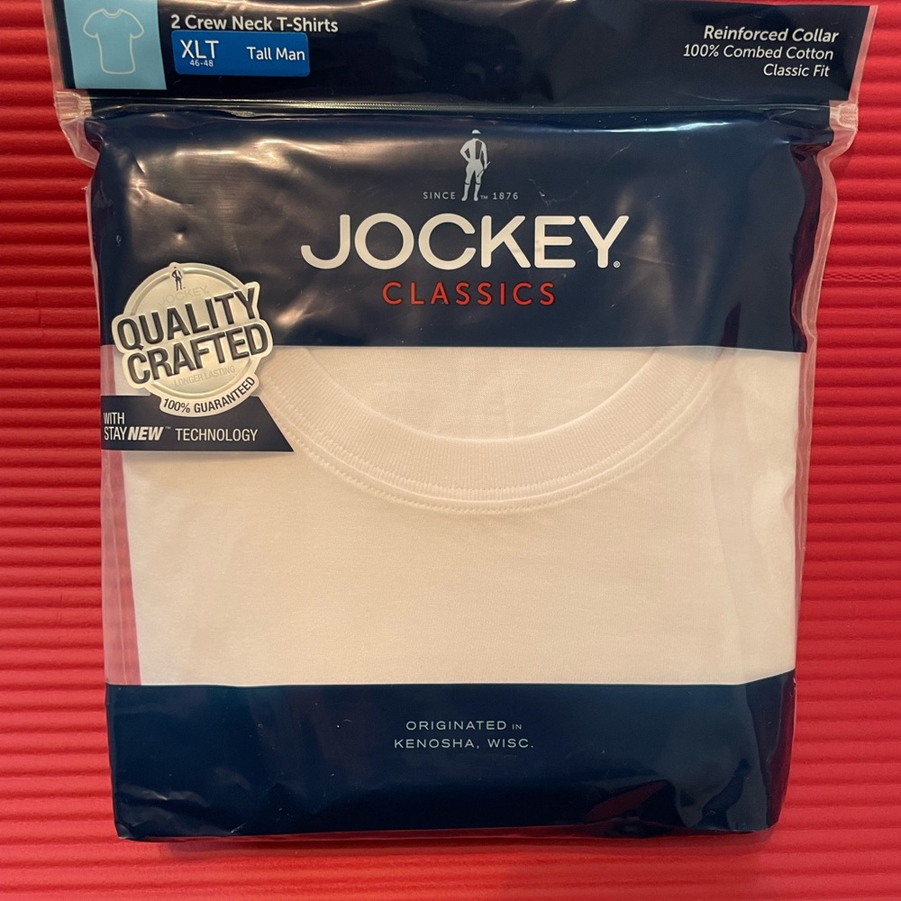 Jockey Classics White Crew Neck T-Shirts